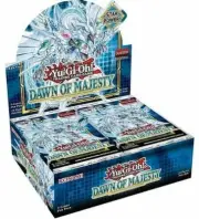YUGIOH DAWN OF MAJESTY 1ST EDITION BOOSTER BOX BLOWOUT CARDS