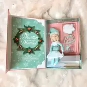 Martha Stewart Martha on a Mantle 2024 Christmas Elf Doll, 12” Plush Toy