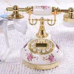 舞霸來電顯示電話陶瓷仿古電話機復古電話機禮品電話古董1028