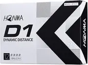 Golf HONMA D1 BT2201 Golf Balls, Set of 3 Dozens (36 Balls), 2022 Model, Flying Style, Distance Type, Color: White