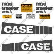 Fits Case Maxi Sneaker Series A Decal Kit Trencher Backhoe - 7 YEAR 3M VINYL!