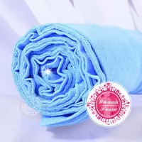 在飛比找樂天市場購物網優惠-◆居家必備.衛浴◆ 方格牌20兩毛巾被-藍色 [49876]