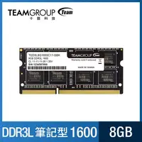 在飛比找PChome商店街優惠-TEAM十銓 DDR3L-1600 8GB CL11 NB 