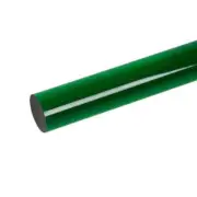 Green Perspex Tinted Acrylic Round Rod / Solid PMMA Bar Transparent Colour 500mm