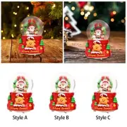 Christmas Snow Globe Music Box Sister Festival Gift Women Musical Snow Globe
