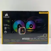 New Corsair Hydro Series 240mm Liquid CPU Cooler H100i RGB Platinum