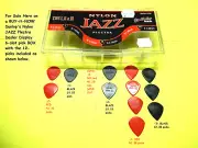 Dunlop JAZZ Guitar Picks, Dealer Display Pick Box , 12 Jazz picks