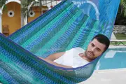 Mayan Legacy Bed Cotton hammock - Classic in Caribe colour