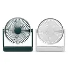 USB Desk Fan 4 Speeds Desktop Table Cooling Fan Strong Wind Quiet Fan