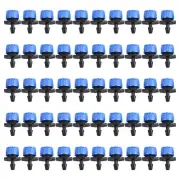 50x Adjustable Water Flow Irrigation Drippers Sprinkler Emitter Drip-System