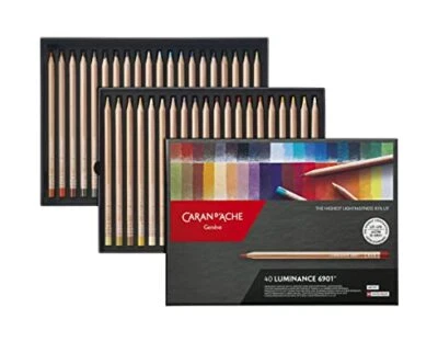 Caran d'Ache luminance colored pencils 40 color set CdA 6901-740