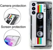 FAteam Case for Galaxy S21 5G Shockproof Scratchproof with TPU Soft Bumper Retro