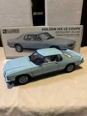 Classic 1:18 Holden HX LE Monaro Model Car Opaline Blue 500 Made