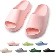 [sharllen] Cloud Slides for Kids，Boys Girls Home House Pillow Slippers Comfy Toddler Kids Cloud Cushion Slide Sandals for Indoor Outdoor Slip on Shoes