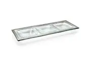 Annieglass Roman Antique 3-Section Tray