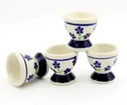 Polish Pottery Egg Cups Set of 4 by Zaklady Boleslawiec - Polish Stoneware