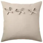 IKEA Aina Pillow Case Cushion Cover Beige 100% Linen 20x20" New