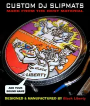 Turntable 12" SLIPMAT With Your DJ or Sound Name 1 Pair CUSTOM