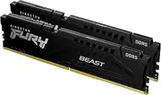 Kingston Fury Desktop Gaming Memory RAM DDR5 6000MT/s 64GB(2x32GB) Fury Beast CL30, AMD/Intel Ready (Expo/XMP)
