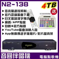 在飛比找momo購物網優惠-【音圓】N2-138 4TB 專業型電腦伴唱點歌機(YouT