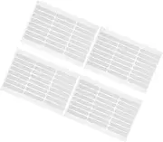 4Sheets Clear Crystal Nail Display Tape Traceless Double Sided Adhesive for Nail Art High Viscosity Easy to Use for Nail Salon Accessories and DIY Projects