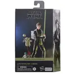 孩之寶HASBRO 星際大戰 STAR WARS 會場限定 黑標系列 6吋人物 路克 & GROGU 尤達寶寶