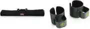 Cases Speaker Stand Carry Bag (50") + Gravity Speaker Pole Cable Clips