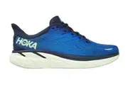 Hoka Men's Clifton 8 Running Shoes (Dazzling Blue/Outer Space)