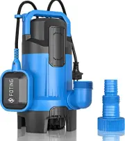 2024 Submersible Sump Pump 4300 GPH, 3/4 HP, Float Switch Basement Pool Draining