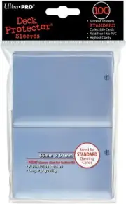 Ultra Pro SLEEVES Solid 100 Card Game Clear