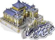 Piececool 3D Metal Puzzles, The Old Summer Palace Chinese Traditional Architecture Building Models Kit to Build for Adults Brain Teaser 3D Puzzle Toys Gift Home Decor DIY Crafts - 358 PCS