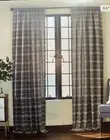 Nate Berkus ~Gray Woven Stripe Curtain Panel ~ Only 1 Panel 54" x 84"