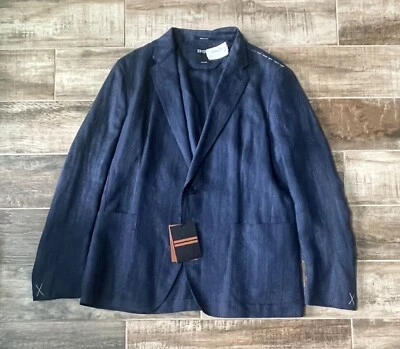 $3,995 NWT Ermenegildo Zegna 100% Linen Oasi Lino Sport Coat Size 44 R/ 54 R