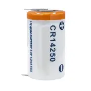 CR14250 Battery Voltage 3V Capacity 600mAh Soldering Foot Water Meter Detector