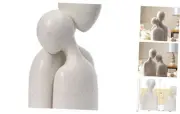 Abstract Couple Sculptures for Home Decor, Romantic Lover Statue for Shelf