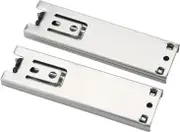 2pcs 5in Mini Short Drawer Slides Furniture Guide Rail Full Extension Kitchen Cupboard Hardware for Cabinets, Closets