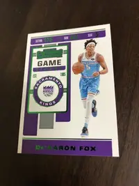 在飛比找Yahoo!奇摩拍賣優惠-DEAARON FOX    2019-20   綠球票特卡