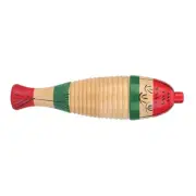 Wooden Colorful Fish Shaped Guiro Musical Percussion Instrument Children Kid FFG