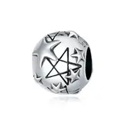 Silver plating Starry Sky Star Charm for Female DIY Jewelry Beads