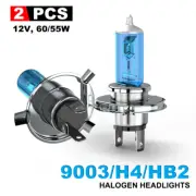 2pc H4 9003 Halogen Headlight Kit Hi-Low Beam For Mitsubishi Triton MN 2009-2015