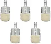 5 Pieces Wool Material Fuel Filter for Gasoline Garden Machinery Chainsaw Brush Cutter Materials: Aluminum, nylon