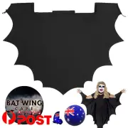 Halloween Bat Wings Kids Adult Vampire Cape Scary Fancy Dress Costume Accessory