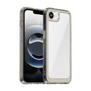 For iPhone 16e Shielding Case, Slim, Shockproof & Stylish Cover, Clear Grey