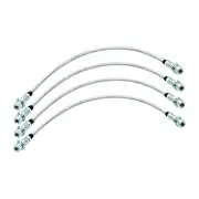 4 F+R Braided Brake Hoses Line for Ford Ranger PX 3.2L DIESEL 11-16 3"-4" Lift