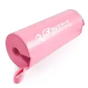 RitFit Hip Thrust Pad Pink Barbell Pad Thick Protective Non Slip Pad Covered ...