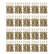 40 PCS Parrot Nest Box Accessories Wooden Install Accessory Bird Hinge