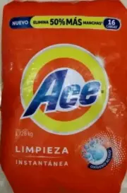 ACE DETERGENTE POLVO / POWDER DETERGENT - BOLSA GRANDE 1.728 KILOS - ENVIO GRATS