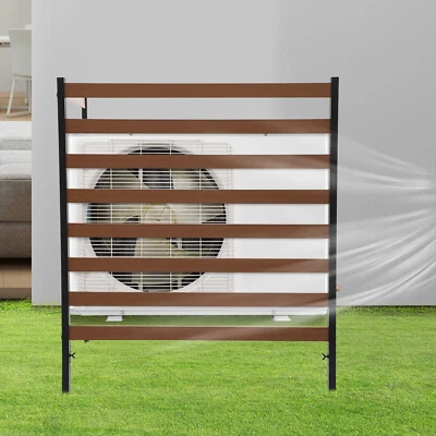 2-Panel Air Conditioner Fence Outdoor Rectangular Privacy Fence Panel 130*98.5cm