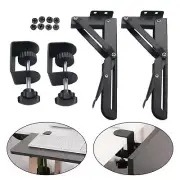 Keyboard Tray Clamp Mount DIY Height Adjustable Easy Install Keyboard Clamp