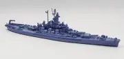 Neptun 1301C US Battleship Massachusetts 1/1250 Scale Model Ship